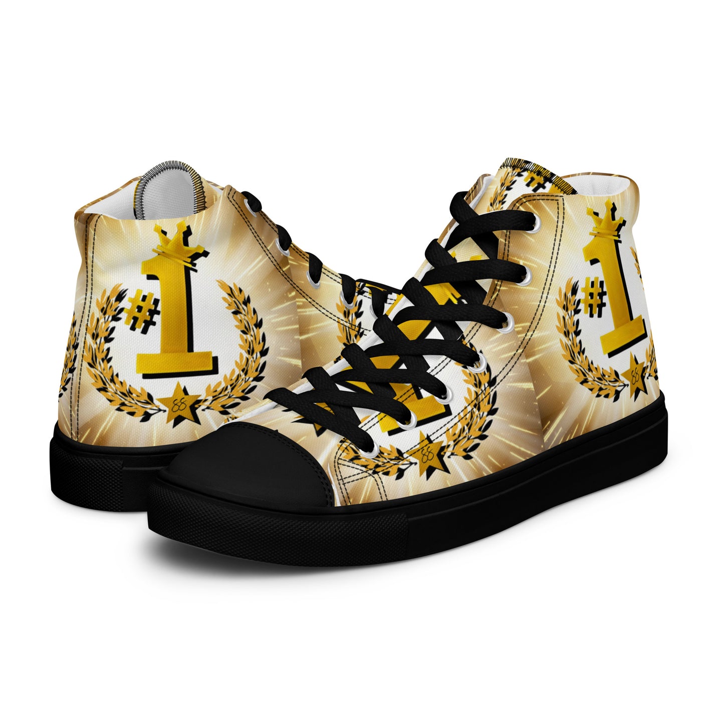 Sidow Sobrino's No.1 Men’s high top canvas shoes